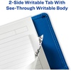 image:imageAvery Margin Ultra Tabs 25 x 1 2Side Writable White 24 Repositionable Page Tabs 7478924 Count Pack of 1