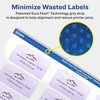 image:imageAvery Matte Clear Rectangle Labels Sure Feed Technology 1 x 2 240 Matte Clear Labels PrintToTheEdge LaserInkjet Printable1 200 labels