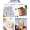 image:imageAvery Matte Clear Rectangle Labels Sure Feed Technology 1 x 3 160 Matte Clear Labels PrintToTheEdge LaserInkjet Printable800 labels