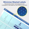 image:imageAvery Matte Clear Rectangle Labels Sure Feed Technology 1 x 7 80 Matte Clear Labels PrinttoTheEdge LaserInkjet Printable80 labels