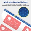 image:imageAvery Matte Clear Rectangle Labels Sure Feed Technology 15 x 275 100 Matte Clear Labels PrinttoTheEdge LaserInkjet Printable1 000 labels