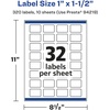 image:imageAvery Matte Clear Rectangle Labels with Sure Feed 1 x 15 320 Count PrinttoTheEdge Laser and Inkjet Compatible320 labels