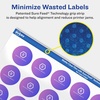 image:imageAvery Matte Clear Round Labels Sure Feed Technology 1 Diameter 480 Matte Clear Labels PrinttoTheEdge LaserInkjet Printable1 200 labels
