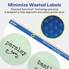 image:imageAvery Matte Clear Round Labels Sure Feed Technology 25 Diameter 90 Matte Clear Labels PrinttoTheEdge LaserInkjet Printable450 labels