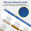 image:imageAvery Matte Clear Square Labels Sure Feed Technology 15 x 15 200 Matte Clear Labels PrinttoTheEdge LaserInkjet Printable2 000 labels