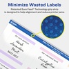 image:imageAvery Matte Clear Square Labels Sure Feed Technology 2 x 2 120 Matte Clear Labels PrinttoTheEdge LaserInkjet Printable300 labels