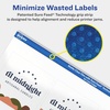 image:imageAvery Matte Clear Square Labels Sure Feed Technology 25 x 25 90 Matte Clear Labels LaserInkjet Printable225 labels