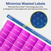 image:imageAvery Matte Clear Square Labels Sure Feed Technology 34 x 34 800 Matte Clear Labels PrinttoTheEdge LaserInkjet Printable8 000 labels