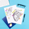 image:imageAvery Mini Ultra Tabs 1 x 15 2Side Writable Assorted Neon Colors 40 Repositionable Tabs 74759