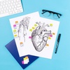 image:imageAvery Mini Ultra Tabs 1 x 15 2Side Writable Assorted Neon Colors 80 Repositionable Tabs 74762