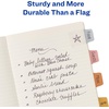 image:imageAvery Mini Ultra Tabs 1 x 15 2Side Writable Assorted Primary Colors 40 Repositionable Tabs 74760Assorted Metallic