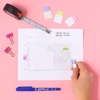 image:imageAvery Mini Ultra Tabs 1 x 15 2Side Writable Pastel Colors 40 Repositionable Tabs 72 Packs 74761