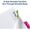 image:imageAvery Multiuse Ultra Tabs 2 x 15 2Side Writable Neon PinkGreenOrange 48 Repositionable Tabs 74756Assorted Neon