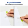 image:imageAvery Multiuse Ultra Tabs 2 x 15 2Side Writable Neon PinkGreenOrange 48 Repositionable Tabs 74756Assorted Neon