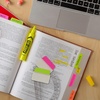 image:imageAvery Multiuse Ultra Tabs 2 x 15 2Side Writable Neon PinkGreenOrange 48 Repositionable Tabs 74756Assorted Neon