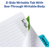 image:imageAvery Multiuse Ultra Tabs 2 x 15 2Side Writable Neon PinkGreenOrange 48 Repositionable Tabs 74756RedBlueGreen