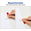 image:imageAvery Multiuse Ultra Tabs 2 x 15 2Side Writable Neon PinkGreenOrange 48 Repositionable Tabs 74756RedBlueGreen