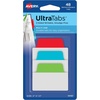 image:imageAvery Multiuse Ultra Tabs 2 x 15 2Side Writable Neon PinkGreenOrange 48 Repositionable Tabs 74756RedBlueGreen