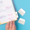 image:imageAvery Multiuse Ultra Tabs 2 x 15 2Side Writable Neon PinkGreenOrange 48 Repositionable Tabs 74756White