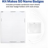 image:imageAvery Name Badges with Lanyards Print or Write 3 x 4 Badge Holders amp Lanyards 100 Inserts 74459