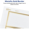 image:imageAvery Postcards with Metallic Gold Borders 31516 x 5316 40 Total LaserInkjet Printable Postcards 3329