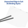 image:imageAvery Print amp Apply Clear Label Unpunched Dividers Index Maker Easy Apply Printable Label Strip 5 White Tabs 25 Sets Case Pack of 6 1143325 Sets