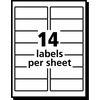 image:imageAvery Printable Address Labels with Sure Feed Matte Clear 113 x 4 350 Mailing Labels 08662One size Pack of 5