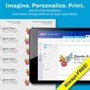 image:imageAvery Printable Address Labels with Sure Feed Matte Clear 113 x 4 350 Mailing Labels 08662One size Pack of 5
