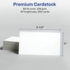 image:imageAvery Printable Business Cards with Sure Feed Technology 2 x 35 White 250 Blank Business Cards Inkjet Printer Paper 083712 x 35 inches Pack of 5