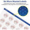 image:imageAvery Printable Durable White Round Labels Sure Feed Technology 125 Diameter PrinttotheEdge Waterproof Labels Laser amp PigmentBased Inkjet Compatible 300 Total1 500 labels