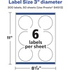 image:imageAvery Printable Durable White Round Labels Sure Feed Technology 3 Diameter PrinttotheEdge Waterproof Labels Laser amp PigmentBased Inkjet Compatible 150 Total300 labels