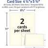image:imageAvery Printable Embossed Note Cards Envelopes Included 425 x 55 Matte Ivory Inkjet Printer Compatible 60 Blank Cards Total Great for Product Branding Marketing and More 8317Ivory