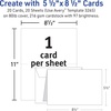 image:imageAvery Printable HalfFold Greeting Cards Envelopes Included 55 x 85 Matte White Inkjet Printer Compatible 20 Blank Cards Total Great for Product Branding Marketing and More 3265One Size