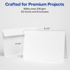 image:imageAvery Printable HalfFold Greeting Cards Envelopes Included 55 x 85 Matte White Inkjet Printer Compatible 20 Blank Cards Total Great for Product Branding Marketing and More 3265One Size