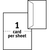 image:imageAvery Printable HalfFold Greeting Cards Envelopes Included 55 x 85 Matte White Inkjet Printer Compatible 30 Blank Cards Total Great for Product Branding Marketing and More 831630 cards Pack of 5