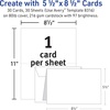 image:imageAvery Printable HalfFold Greeting Cards Envelopes Included 55 x 85 Matte White Inkjet Printer Compatible 30 Blank Cards Total Great for Product Branding Marketing and More 831630 cards