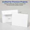 image:imageAvery Printable Note Cards Envelopes Included 425 x 55 Matte White Laser Printer Compatible 60 Blank Cards Total Great for Product Branding Marketing and More 5315414 x 512 Inches