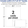 image:imageAvery Printable Note Cards Envelopes Included 425 x 55 Textured White Inkjet Printer Compatible 50 Blank Cards Total Great for Product Branding Marketing and More 3379425Inch x 55Inch