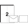 image:imageAvery Printable Note Cards with Envelopes 425 x 55 Matte White Inkjet Printer Compatible 60 Blank Cards Total Great for Product Branding Marketing and More 831560 Count Pack of 2