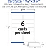 image:imageAvery Printable Place Cards Sure Feed Technology 1716 x 334 Textured Matte White Laser amp Inkjet Compatible 150 Blank Tent Cards Total 16109
