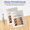 image:imageAvery Printable Postcards 425 x 55 Glossy White 100 Blank Postcards for Inkjet and Laser Printers 8383425 x 55