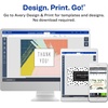 image:imageAvery Printable Postcards Sure Feed Technology 4 x 6 Matte White 100 Blank Postcards for Inkjet Printers 83864 x 6
