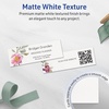image:imageAvery Printable Rectangle Business Cards Sure Feed Technology 1 x 3 Textured Matte White PrintToTheEdge Capability Laser amp Inkjet Compatible 160 Total400 Cards