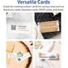 image:imageAvery Printable Rectangle Business Cards Sure Feed Technology 175 x 35 Textured Matte White PrintToTheEdge Capability Laser amp Inkjet Compatible 200 Total400 Cards