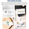 image:imageAvery Printable Rectangle Business Cards Sure Feed Technology 2 x 312 Glossy White Cardstock PrintToTheEdge LaserInkjet Printable 100 Total500 cards