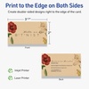 image:imageAvery Printable Rectangle Business Cards Sure Feed Technology 2 x 312 Kraft Brown Cardstock PrintToTheEdge LaserInkjet Printable 80 Total400 cards