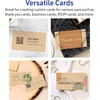 image:imageAvery Printable Rectangle Business Cards Sure Feed Technology 2 x 312 Kraft Brown Cardstock PrintToTheEdge LaserInkjet Printable 80 Total400 cards