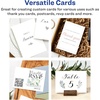 image:imageAvery Printable Rectangle Cards 35 x 5 Matte White Cardstock PrinttotheEdge LaserInkjet Cards 200 Total40 cards