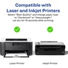 image:imageAvery Printable Rectangle Cards 55 x 85 Matte White Cardstock LaserInkjet Cards 100 TotalGlossy White