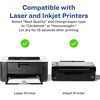 image:imageAvery Printable Rectangle Cards Sure Feed Technology 25 x 35 Matte White Cardstock PrinttotheEdge LaserInkjet Cards 300 TotalGlossy White